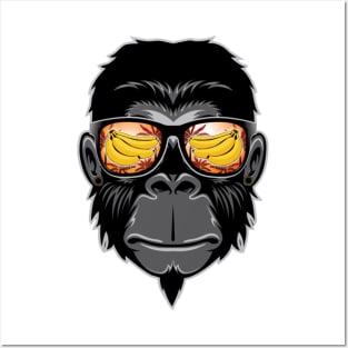 Cool monkey Posters and Art